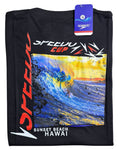 camiseta negro surf talla XXL - estilo playero