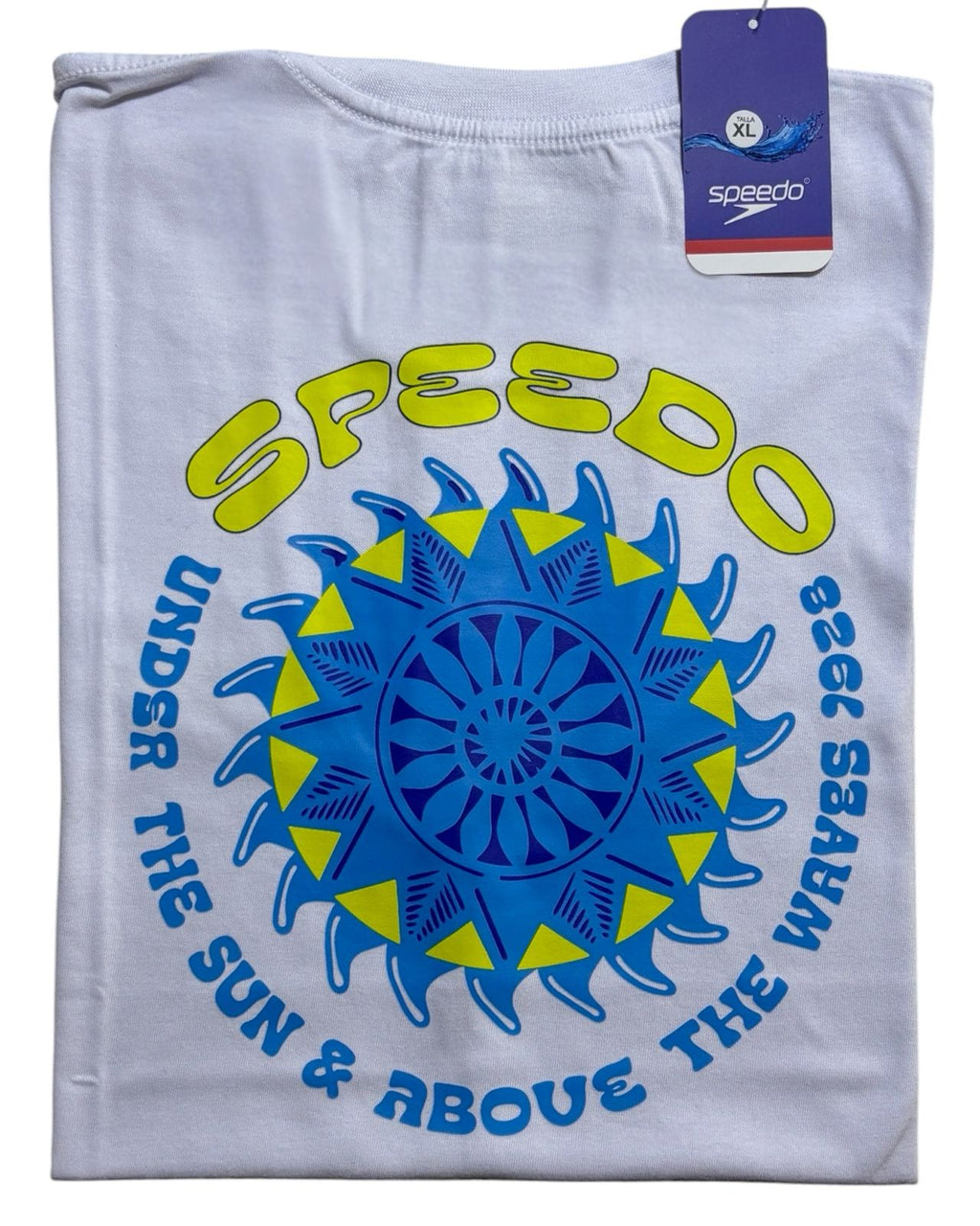camiseta blanco espiral talla XL - estilo playero