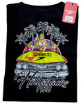 camiseta negro girl car talla XL - estilo playero