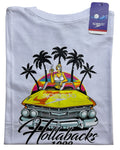 camiseta blanco girl car talla XL - estilo playero