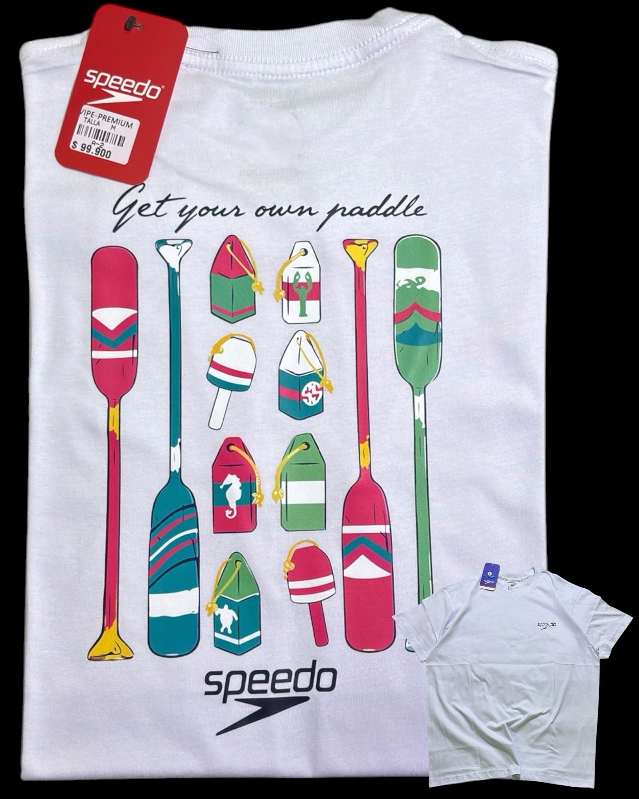 camiseta blanco talla M - estilo playero