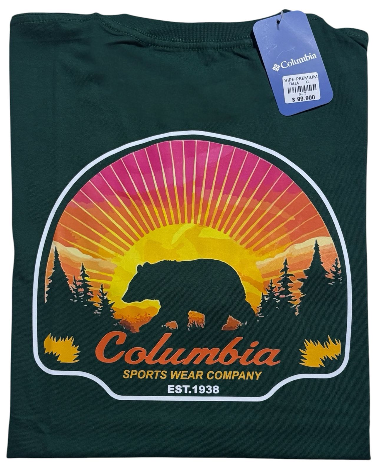camiseta color oso talla XL - estilo aventura