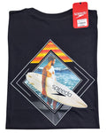 camiseta negro surf talla L - estilo playero