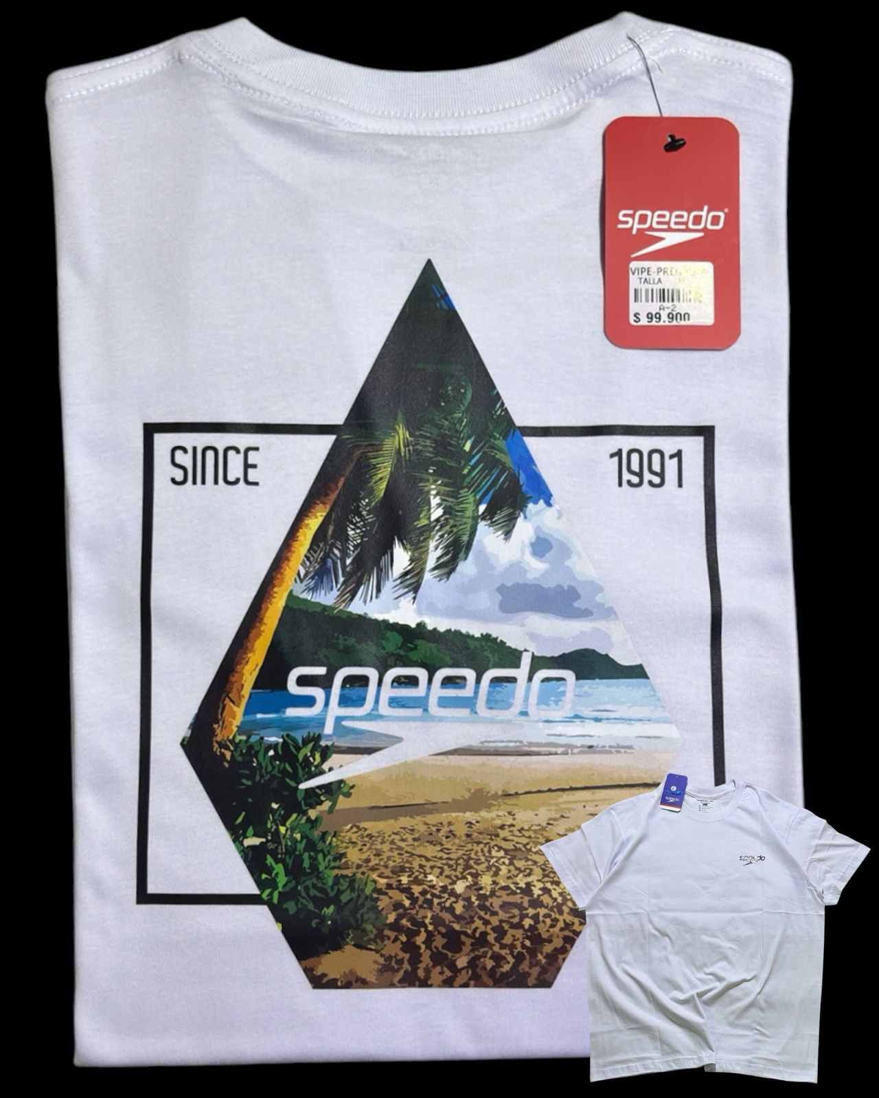 camiseta blanco playa - estilo playero