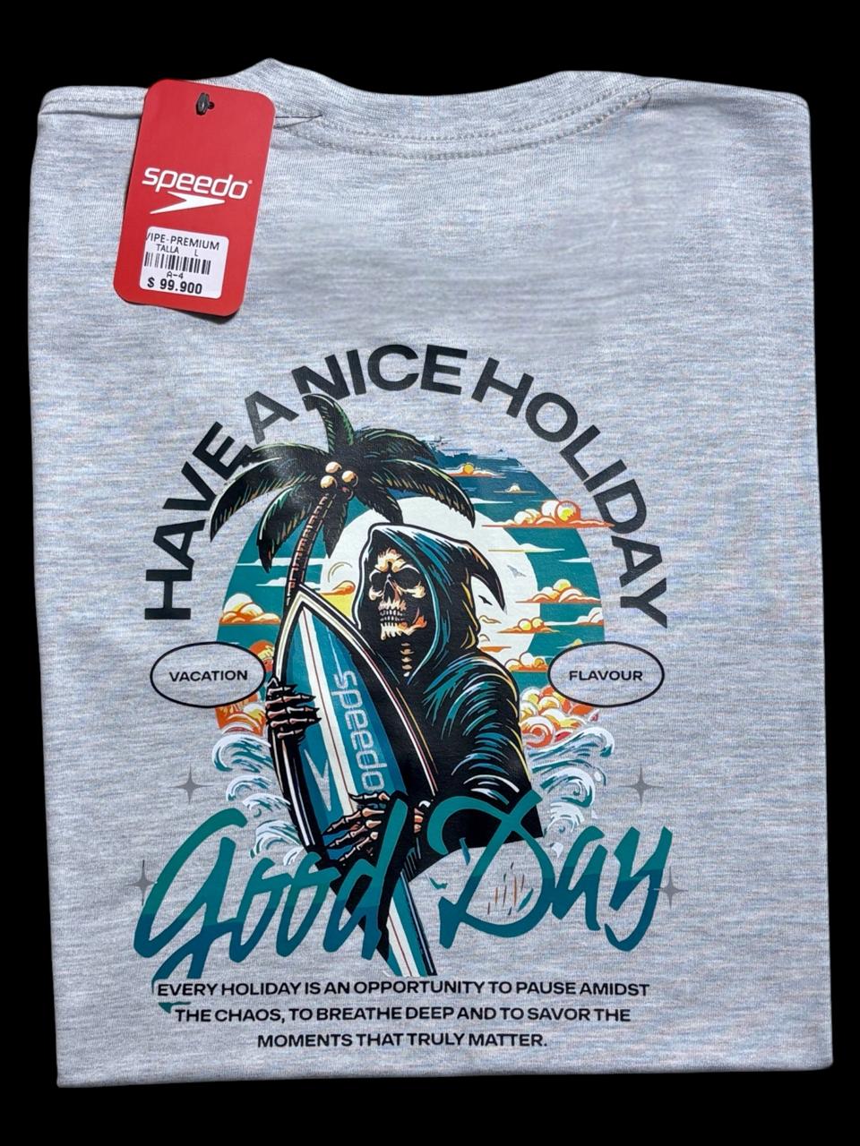 camiseta color - estilo playero