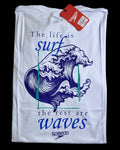 camiseta blanco talla M - estilo playero