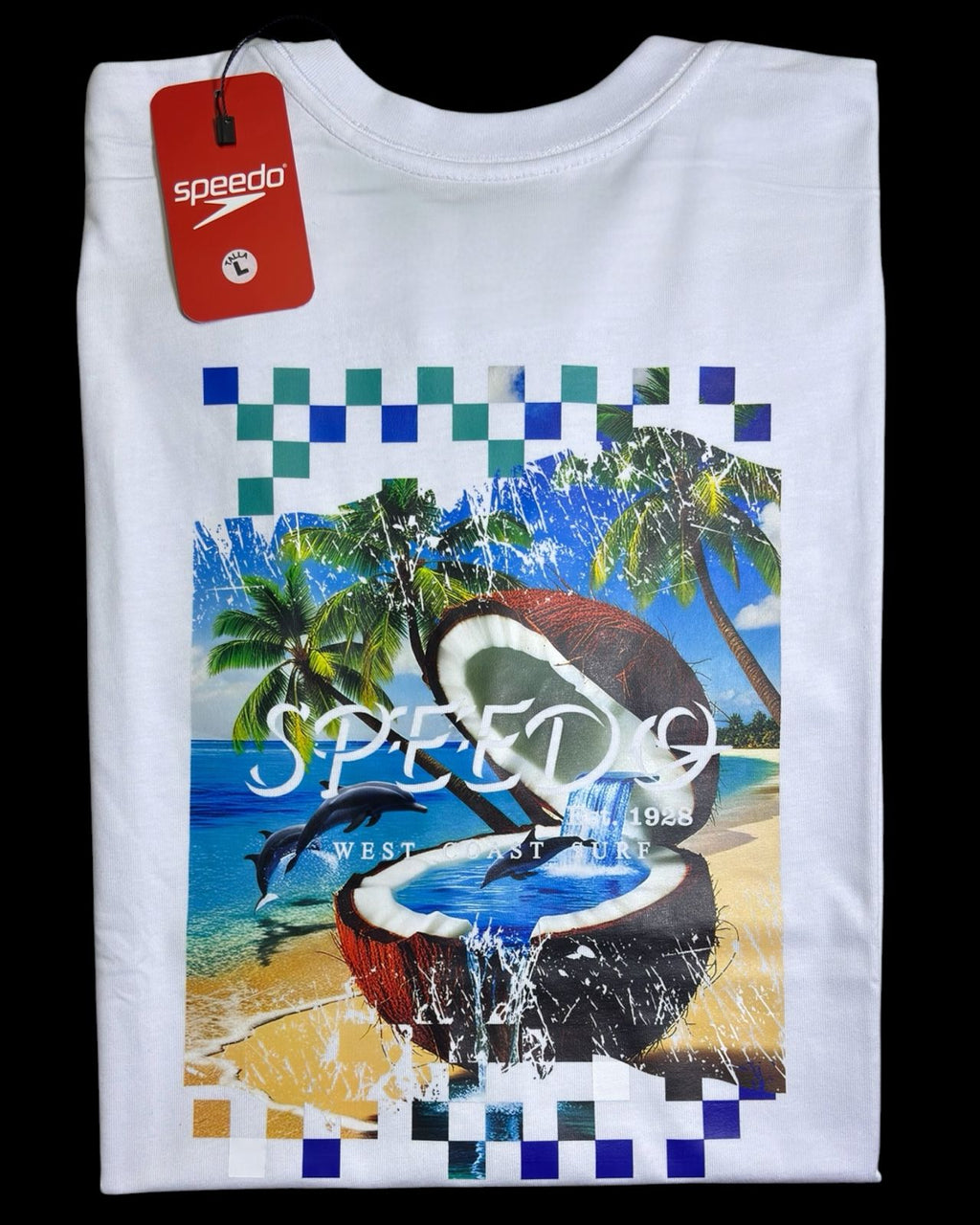 camiseta blanco coco talla L - estilo playero