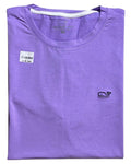 camiseta tela fria lila bordada