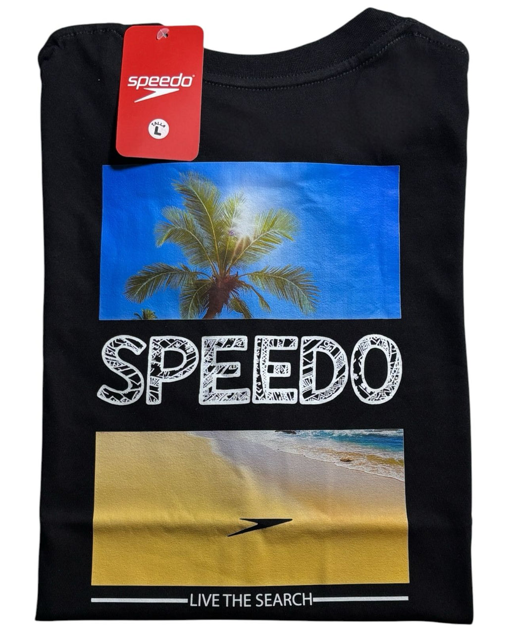 camiseta negro talla L - estilo playero