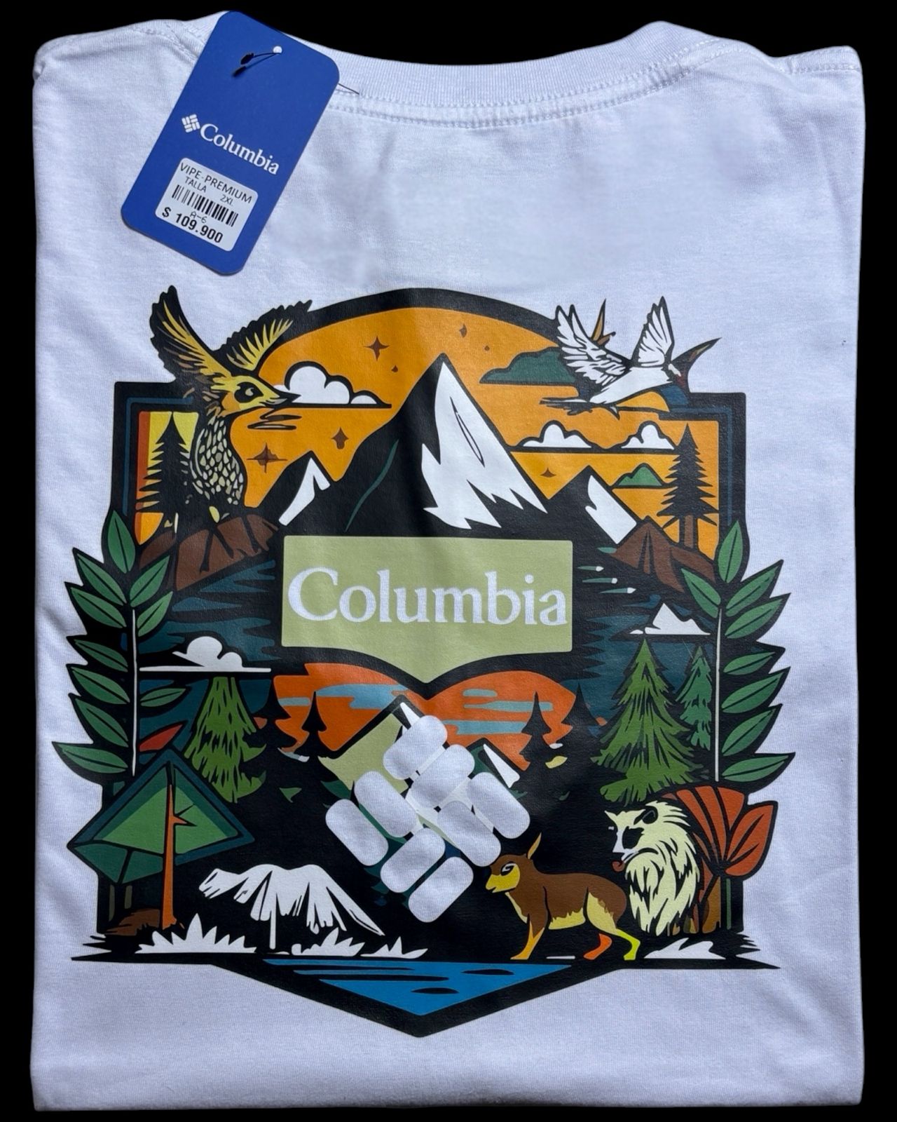 camiseta blanco talla XXL - estilo aventura