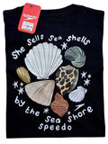 camiseta negro mujer - estilo playero