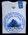camiseta blanco montaña talla L - estilo aventura