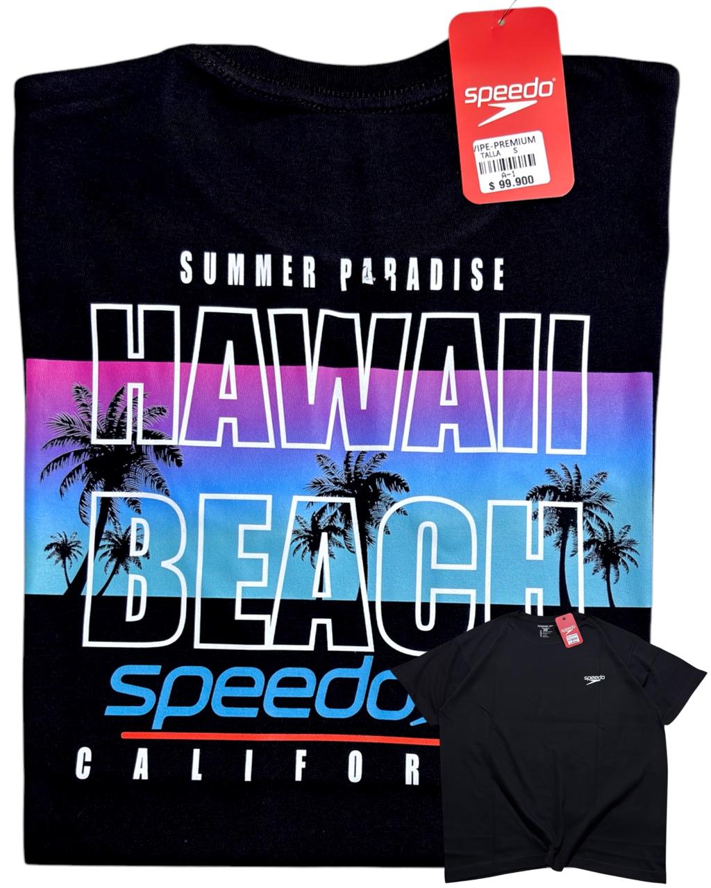 camiseta negra talla S - estilo playero