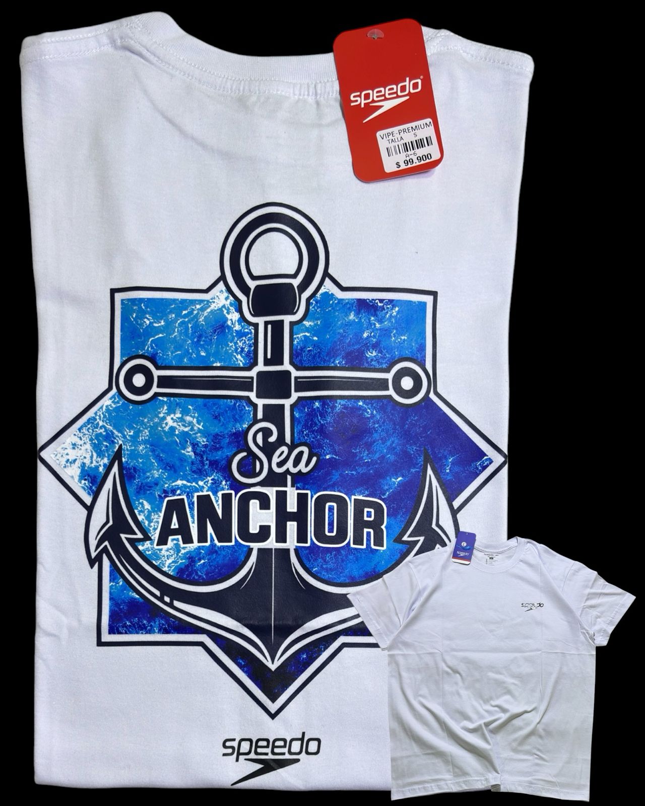 camiseta blanca talla S - estilo playero