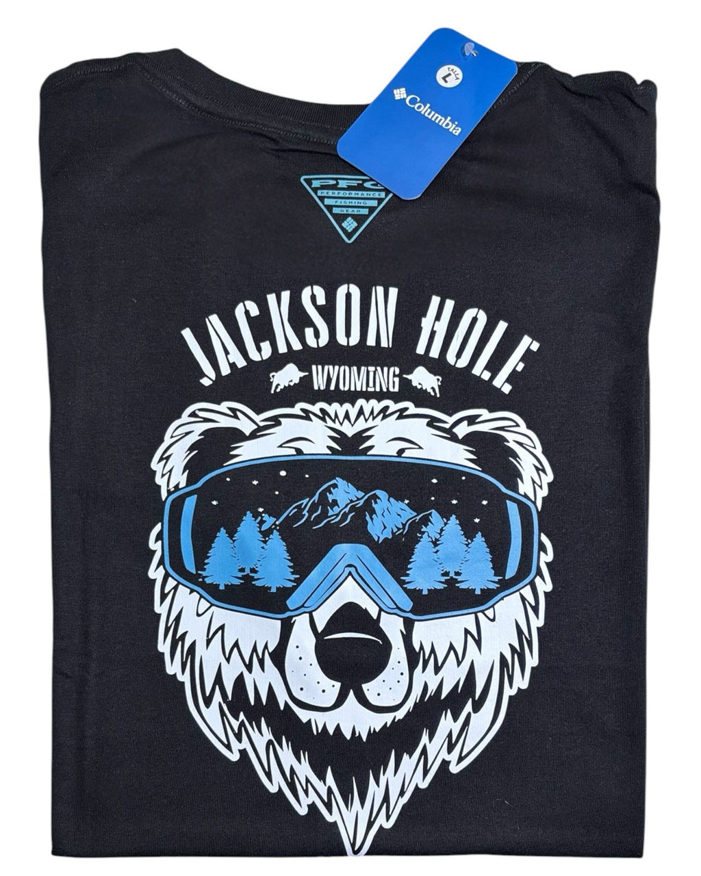 camiseta negro oso talla L - estilo aventura