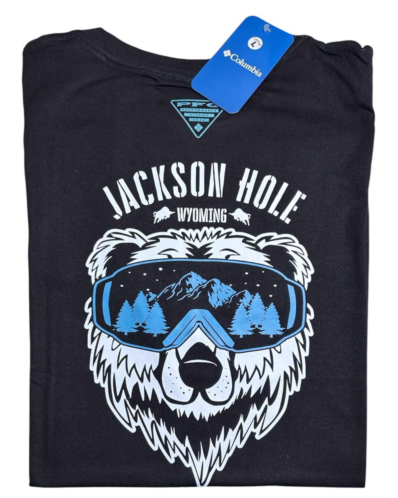 camiseta negro oso talla L - estilo aventura