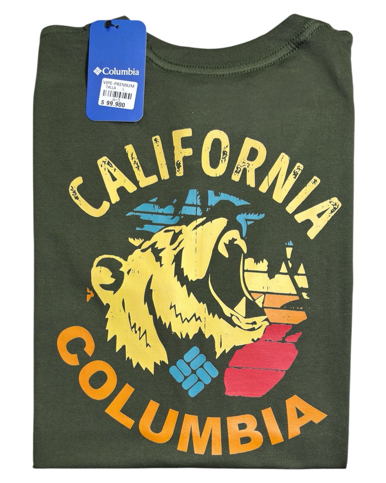 camiseta color oso talla L - estilo aventura