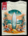 camiseta color mujer - estilo playero
