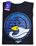 camiseta negro wave talla L - estilo playero
