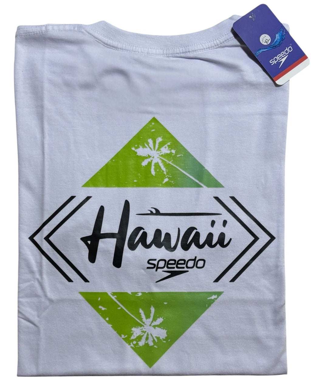 camiseta blanco hawaii talla XL - estilo playero
