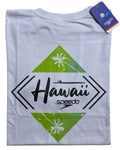 camiseta blanco hawaii talla XL - estilo playero