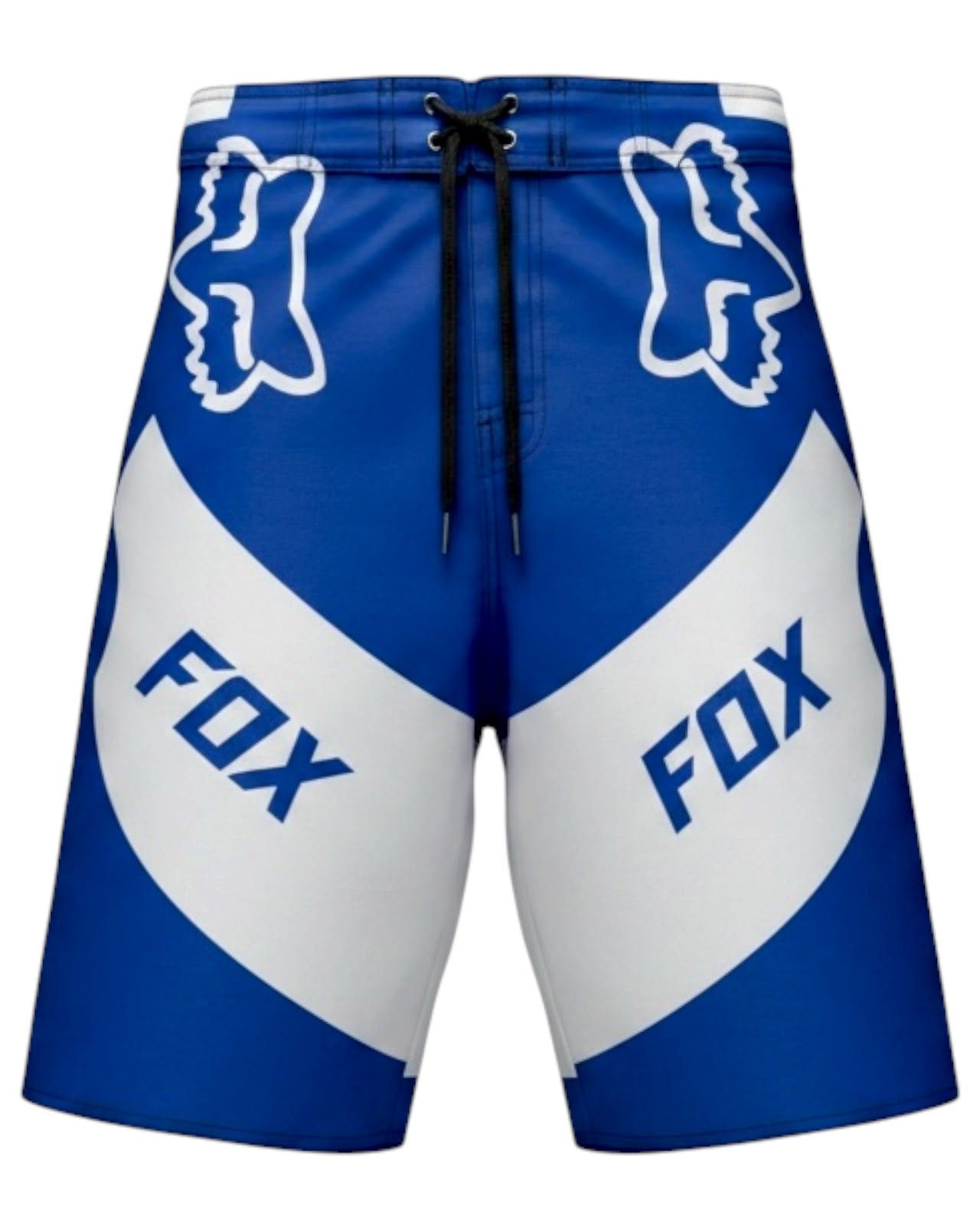 Pantaloneta Playera Antifluido Secado Rápido - estilo azul blanco fox