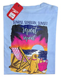 camiseta color dog mujer talla L - estilo playero