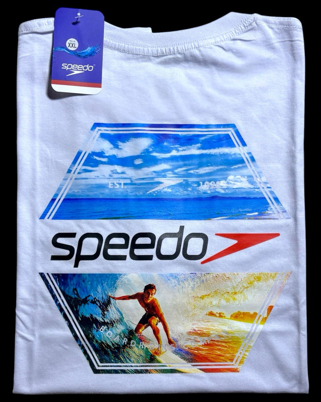 camiseta blanco surf talla XXL - estilo playero