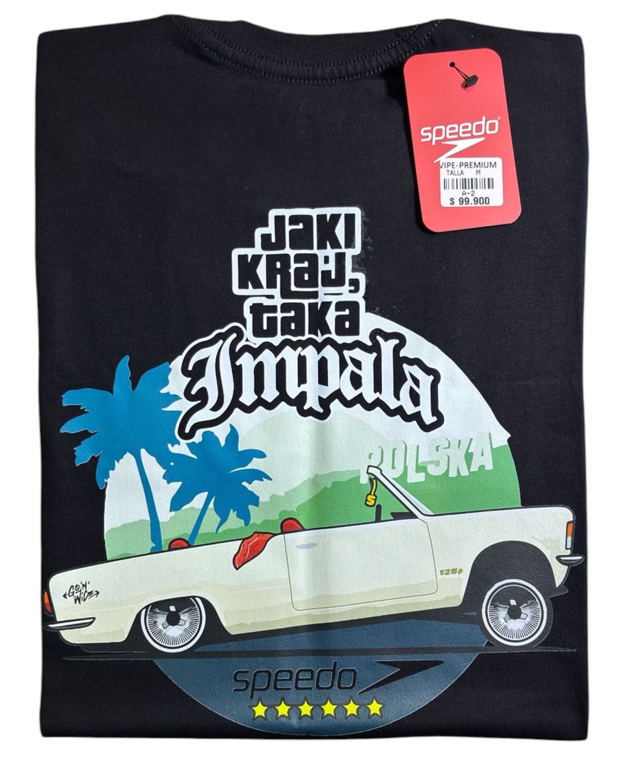 camiseta negro car talla XXL - estilo playero
