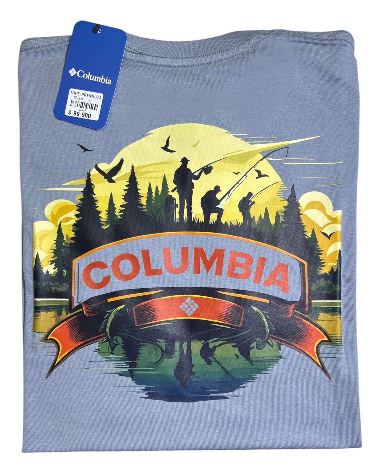camiseta color pesca talla L - estilo aventura