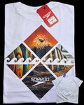 camiseta blanco surf - estilo playero