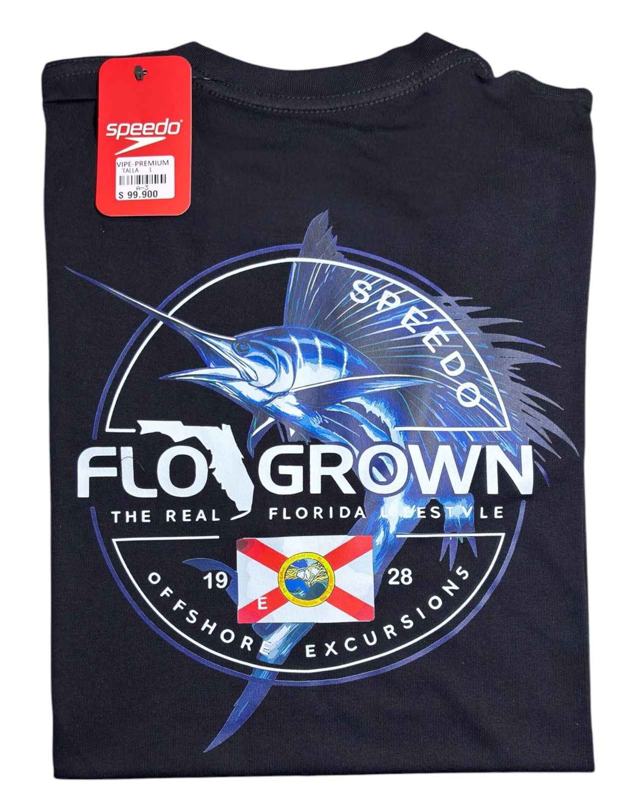 camiseta negro marlin talla XXL - estilo playero