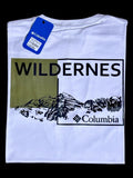 camiseta blanco  montaña - estilo aventura