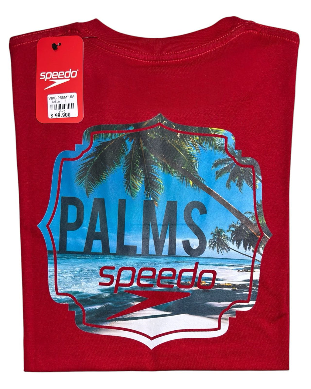 camiseta color palm talla L - estilo playero