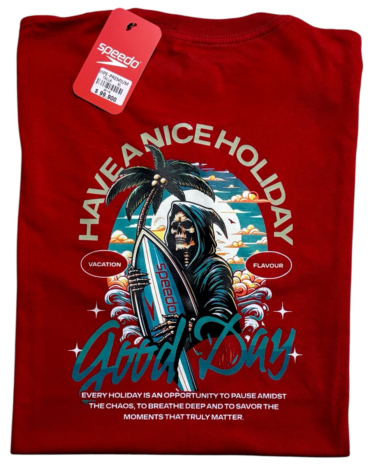 camiseta color calavera talla XL - estilo playero