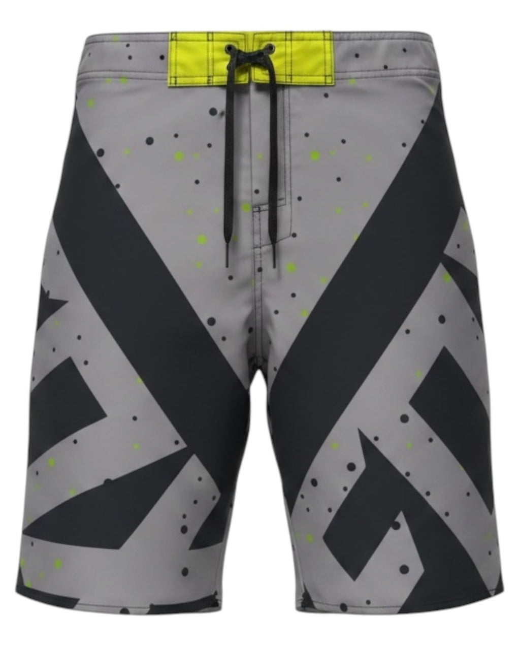 Pantaloneta Playera Antifluido Secado Rápido - estilo gris amarillo fox