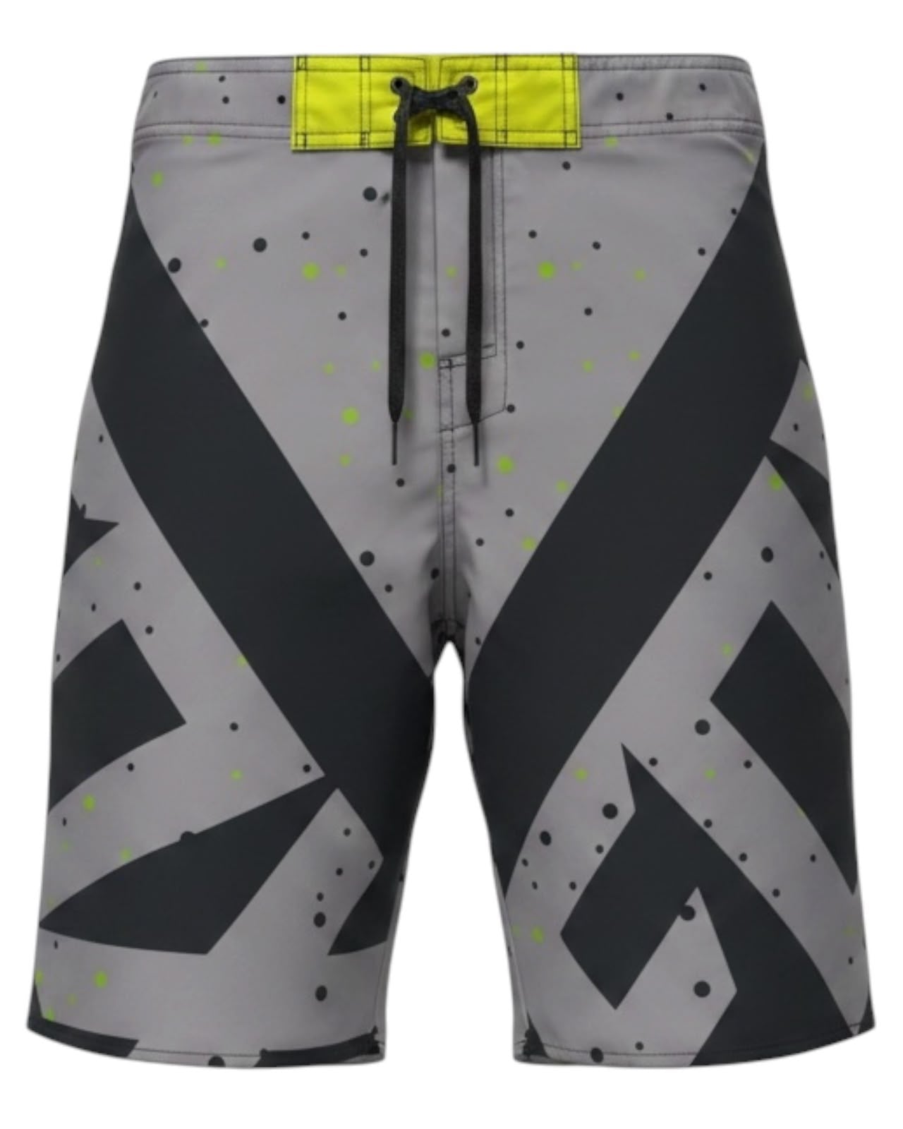 Pantaloneta Playera Antifluido Secado Rápido - estilo gris amarillo fox