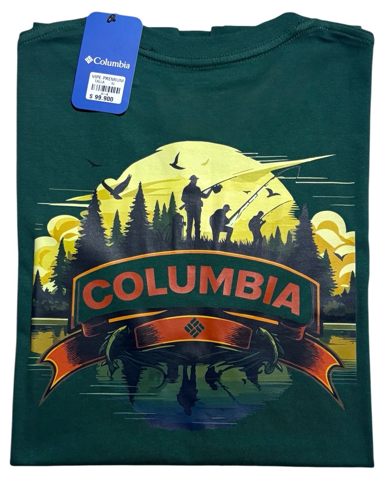 camiseta color pesca talla XL - estilo aventura