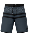 Pantaloneta Playera Antifluido Secado Rápido - estilo gris tribal quick raya