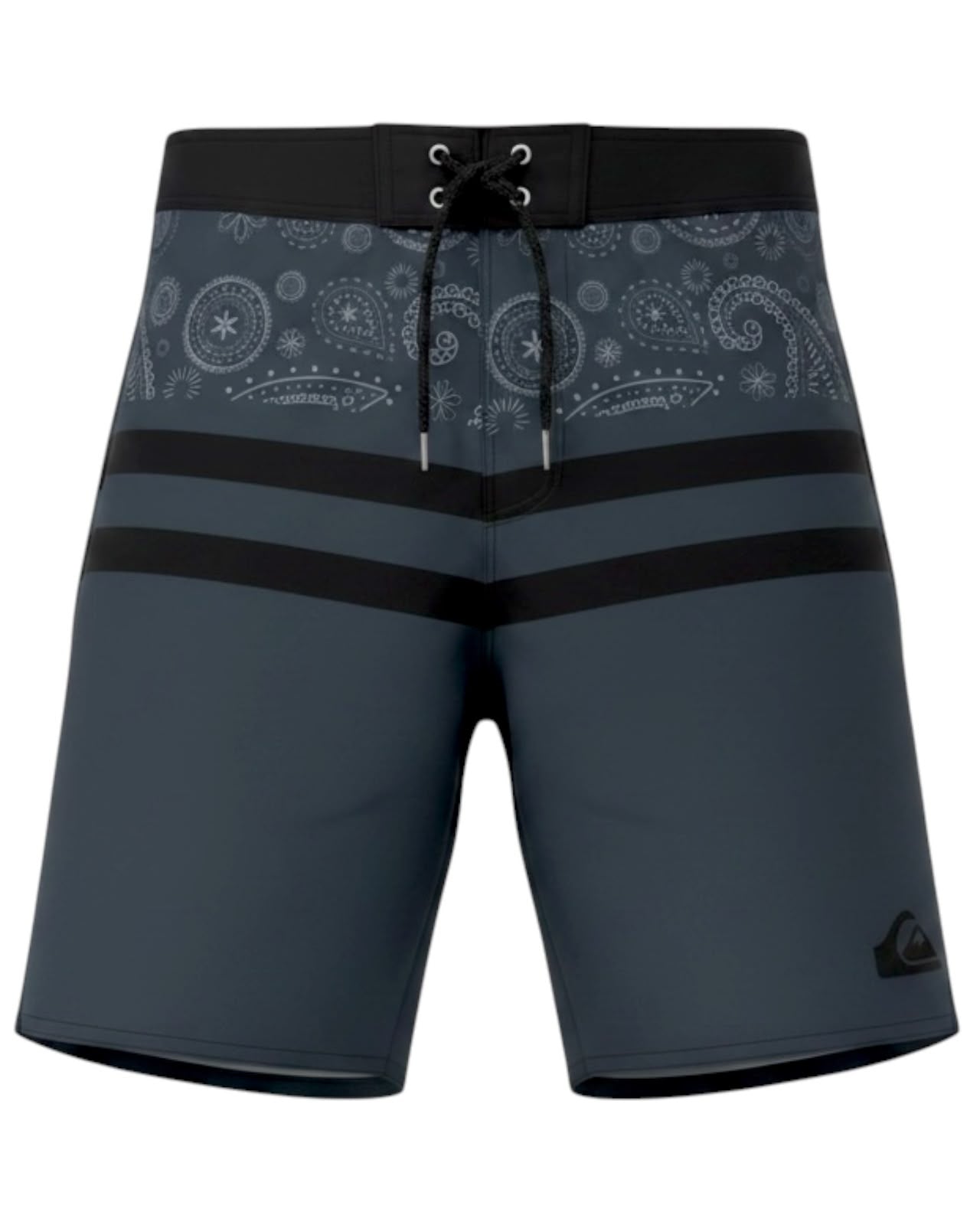 Pantaloneta Playera Antifluido Secado Rápido - estilo gris tribal quick raya