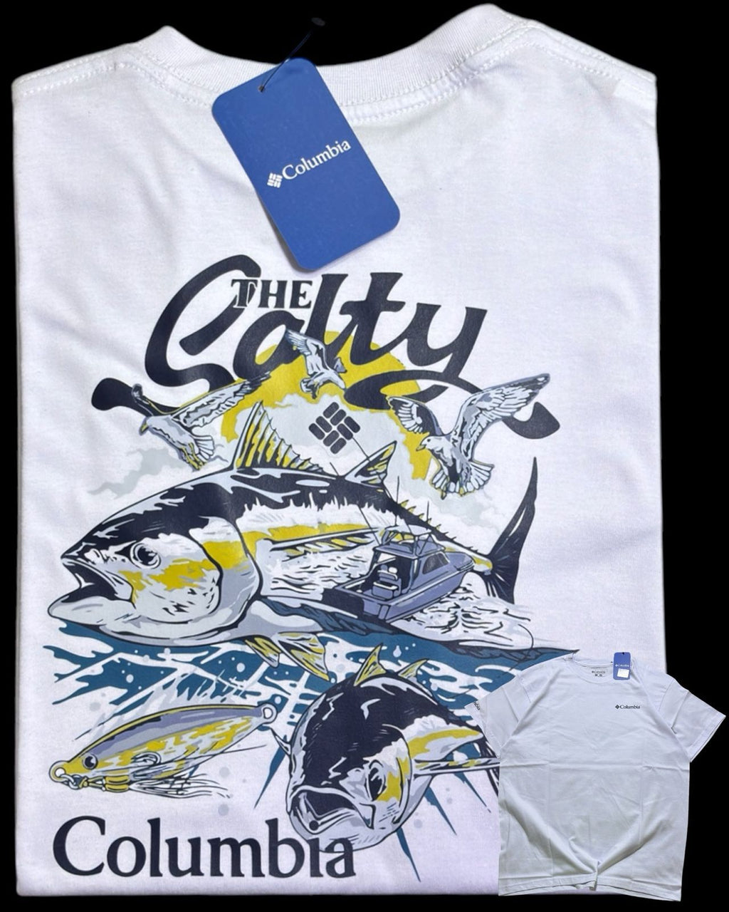 camiseta blanco pesca talla XXL - estilo aventura