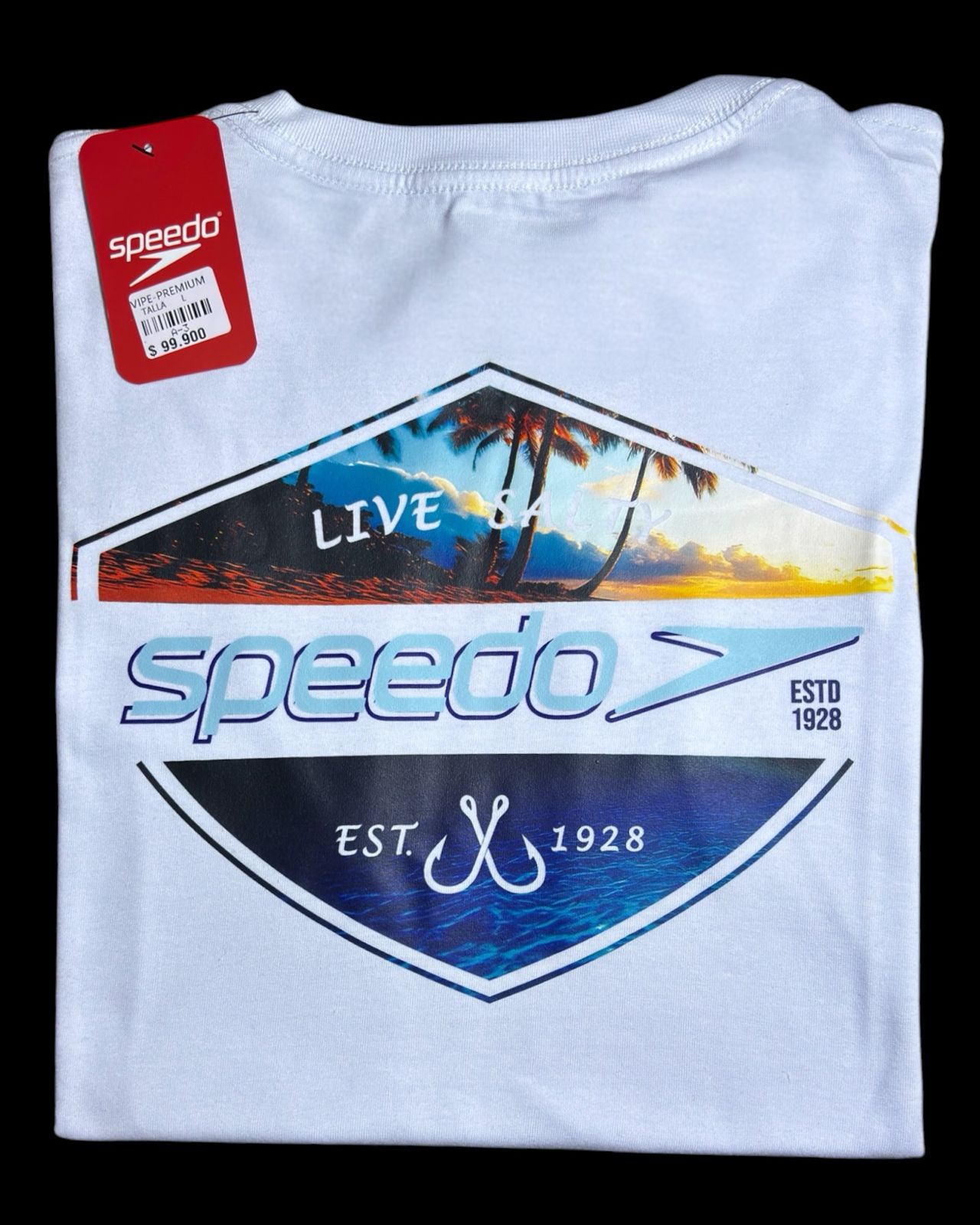 camiseta blanco playa talla L - estilo playero