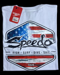 camiseta blanco bandera talla L - estilo playero