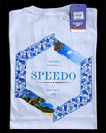 camiseta blanco hoja - estilo playero