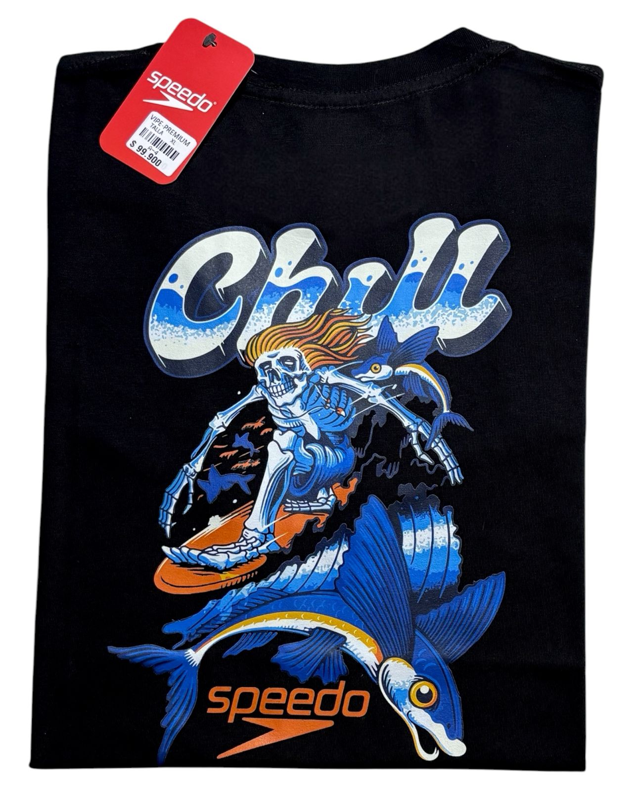 camiseta negro calavera talla XXL - estilo playero