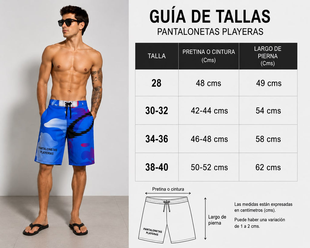 pantaloneta playera talla 30-32 -antifluido secado rapido