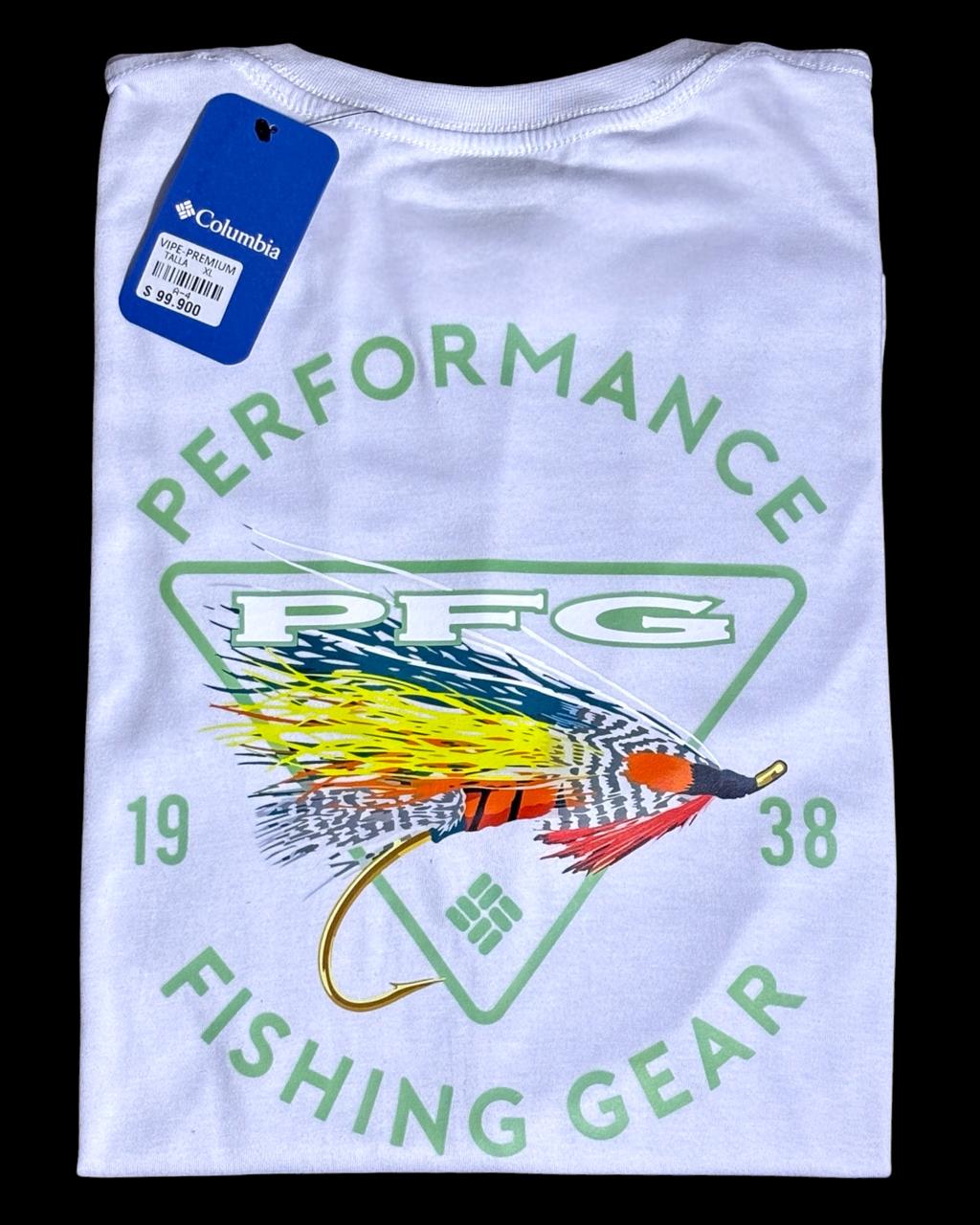 camiseta blanco pesca - estilo aventura