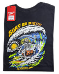camiseta negro calavera- estilo playero