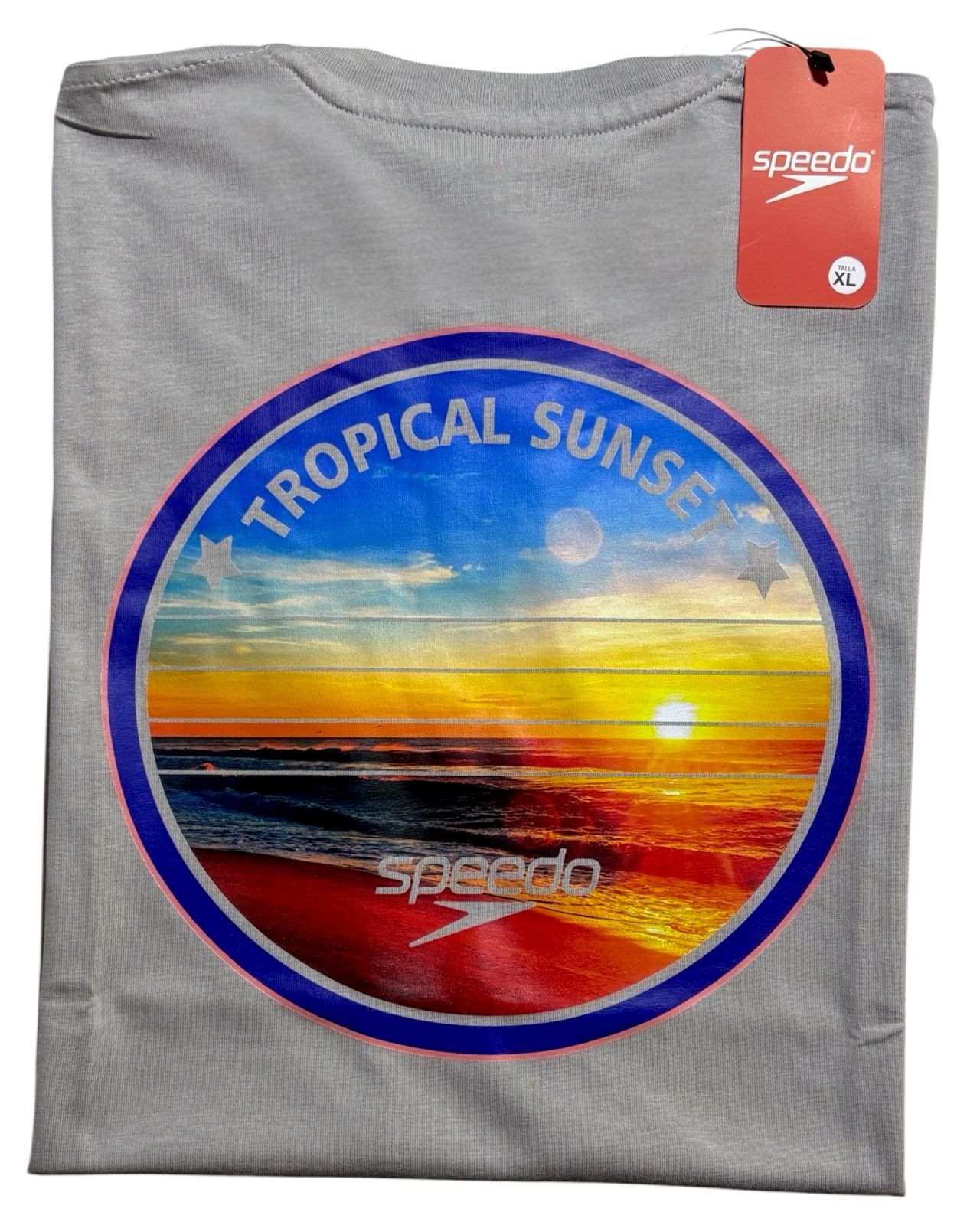 camiseta color sunset talla XL - estilo playero