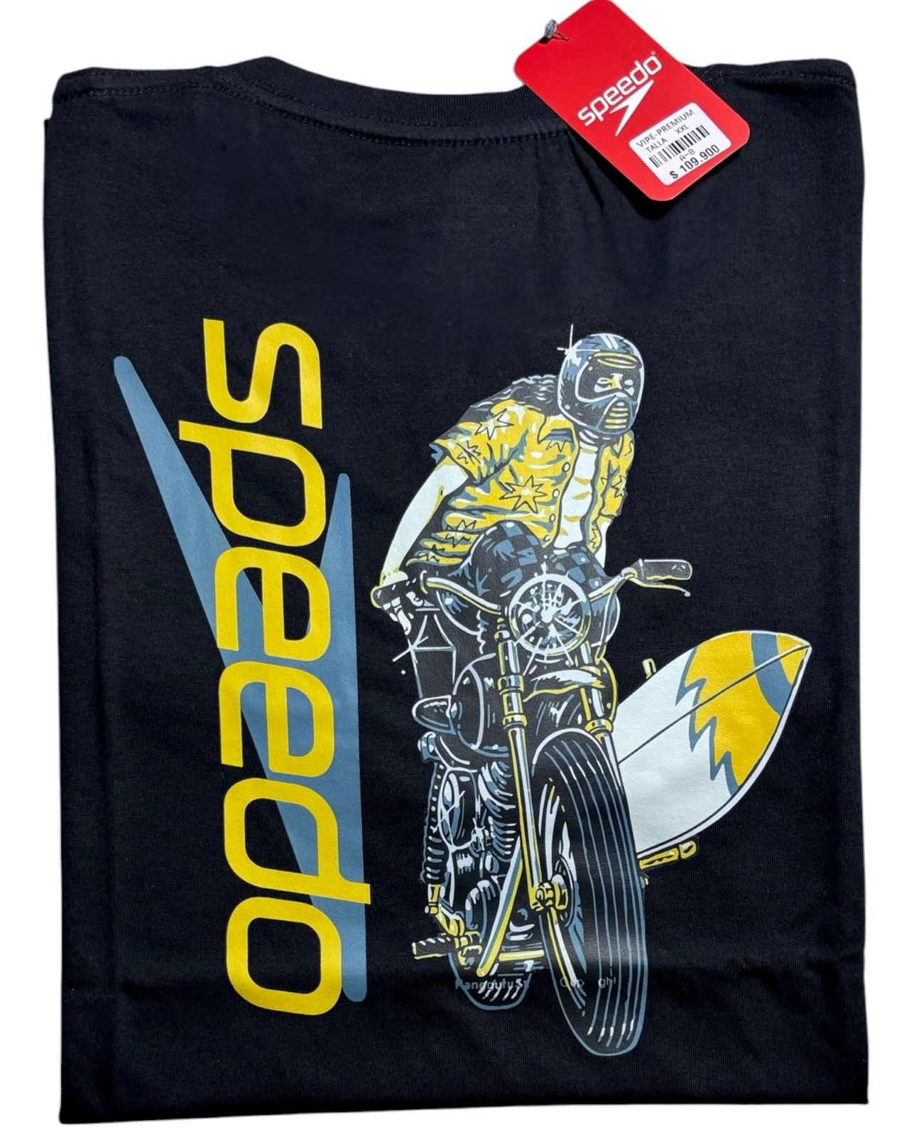 camiseta negro surf talla XXL - estilo playero
